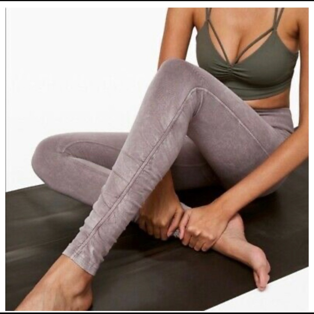 LULULEMON INNER GLOW TIGHTS 28" Washed Half Moon rise